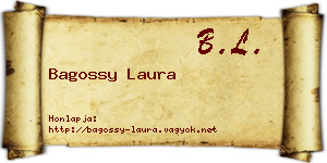 Bagossy Laura névjegykártya